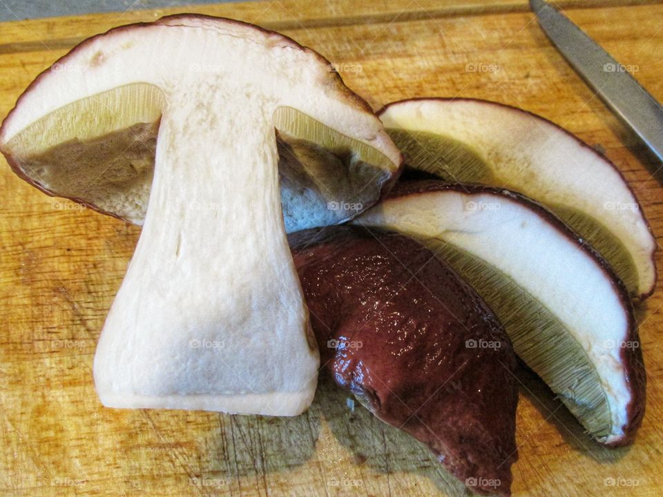 cooking pickled mushrooms. mushrooms from the forest. preparations for the winter