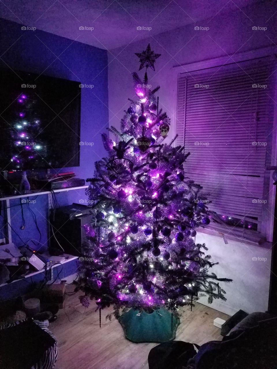 Purple Christmas Tree