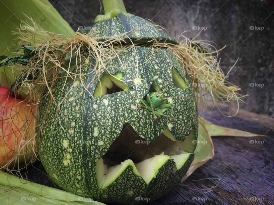 Haloween pumpkin scary Jack face