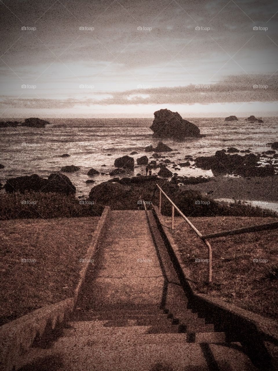 Stairs to Waves