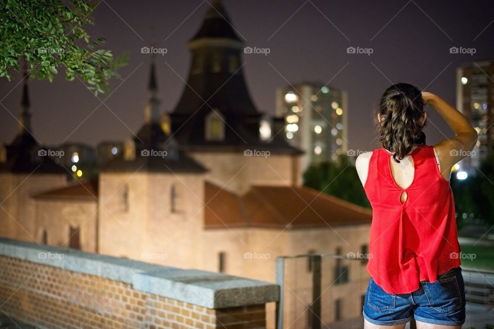 Night photography in Madrid 