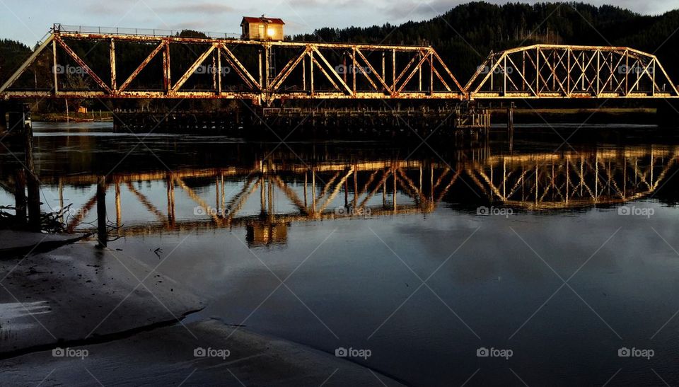 Twilight bridge