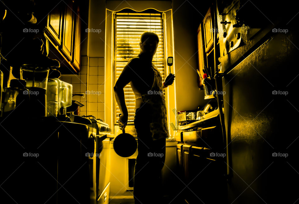 Man in the kitchen