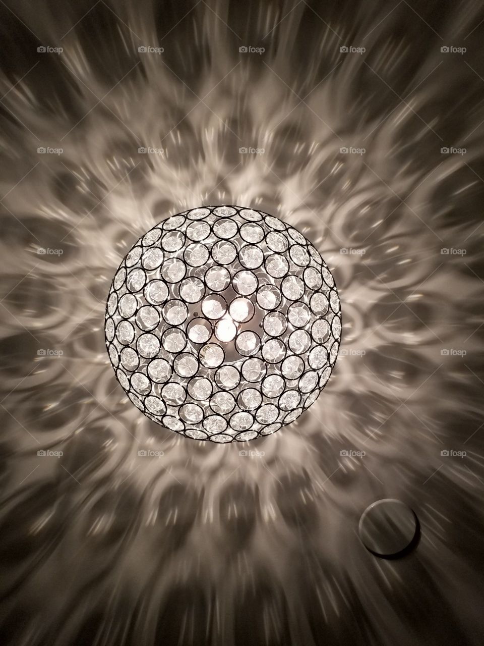 Crystal Ceiling Light