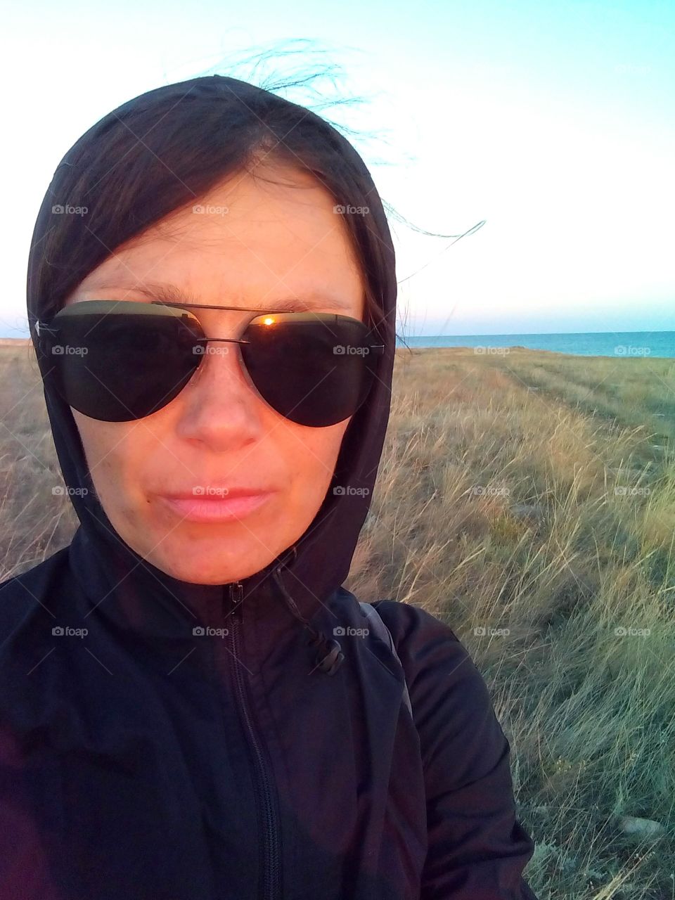 Sunglasses, People, Portrait, Landscape, Beach