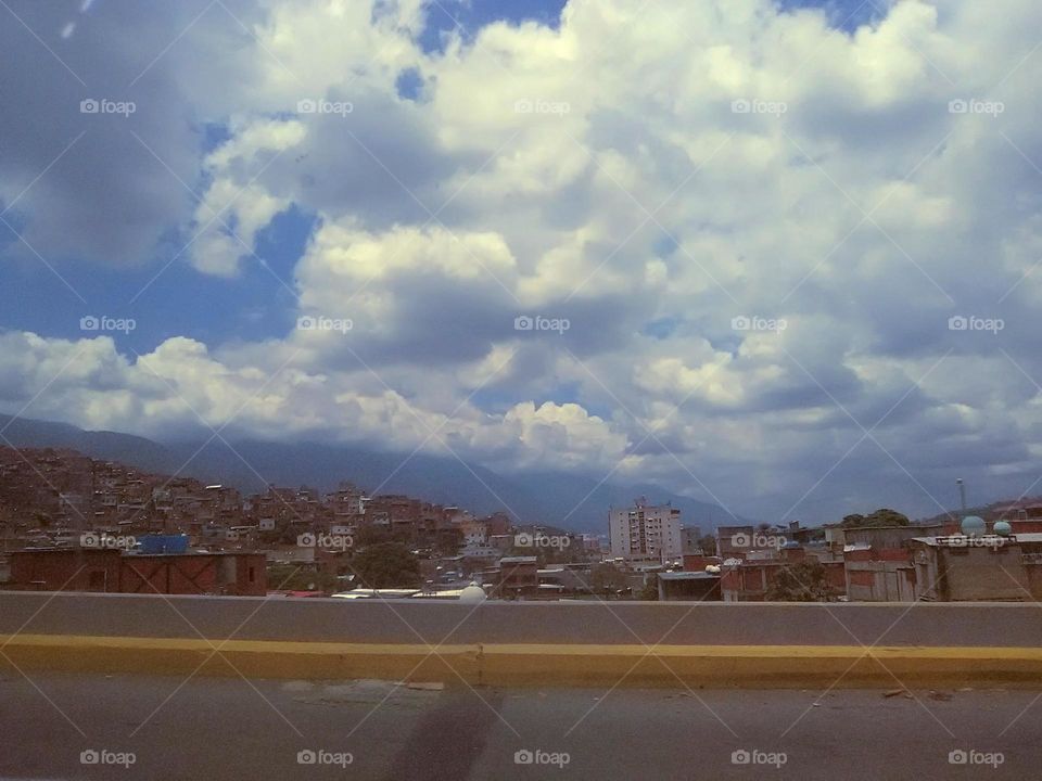Favelas from Caracas West.