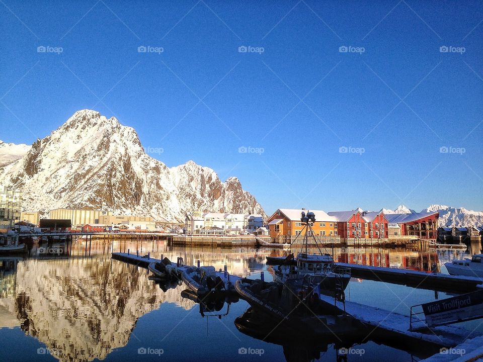 The harbour at Svolvær