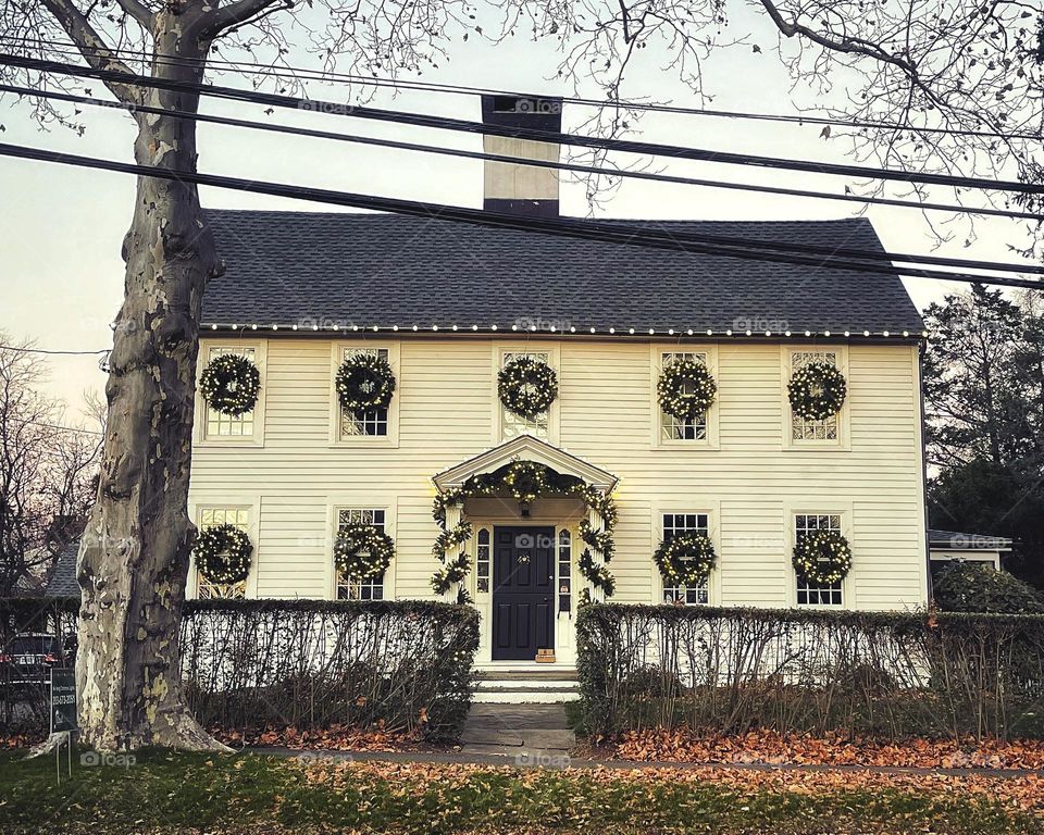 Old houses in New England 