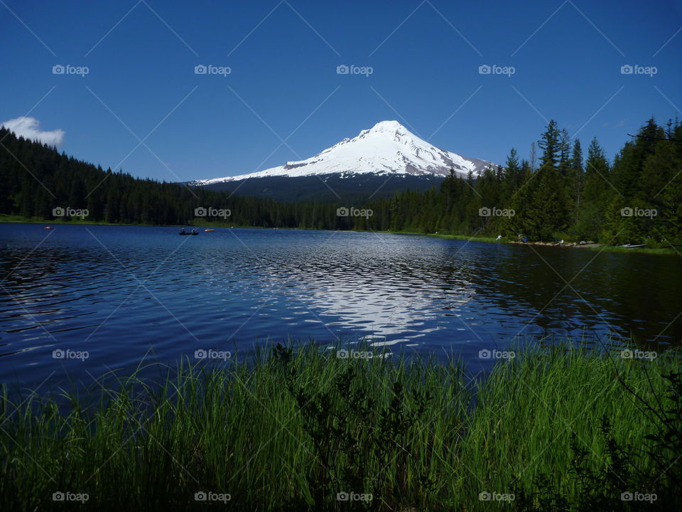 Mount Hood from Mirror Lake, Oregon.