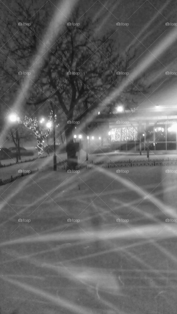 winter evening зимний вечер