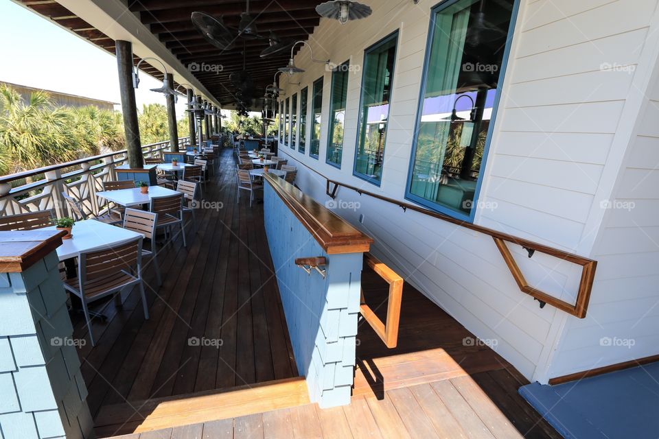 Interior inside the restaurant 