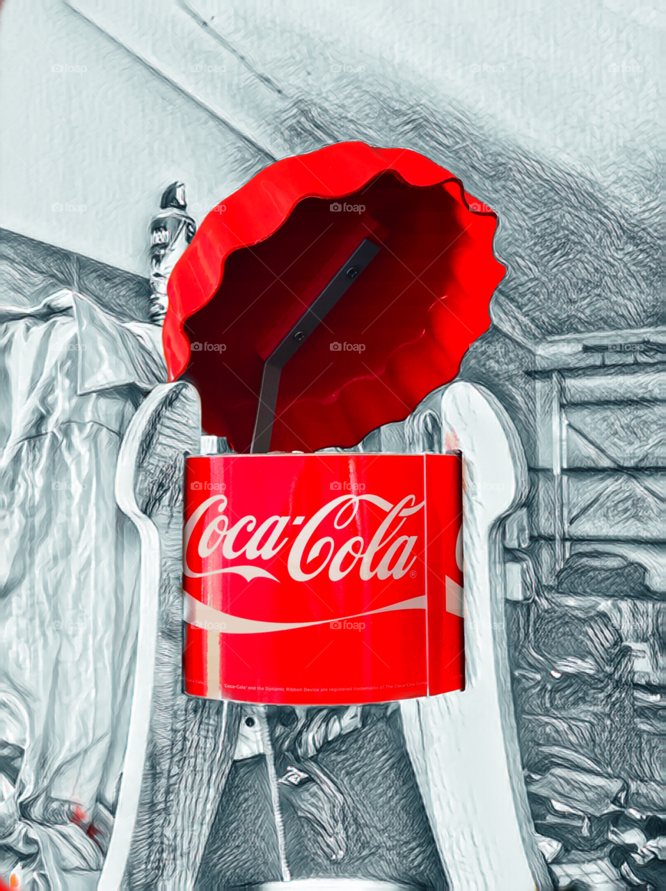Coca-Cola stand