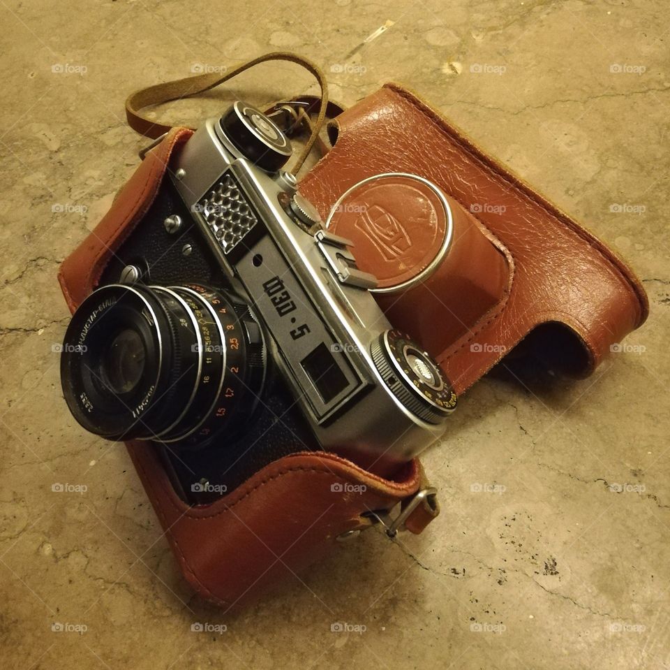 Old russian camera.