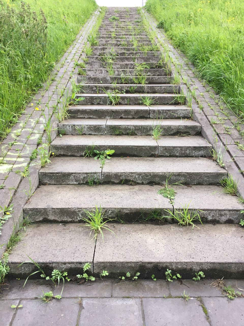 Outside high stairs the Netherlands 