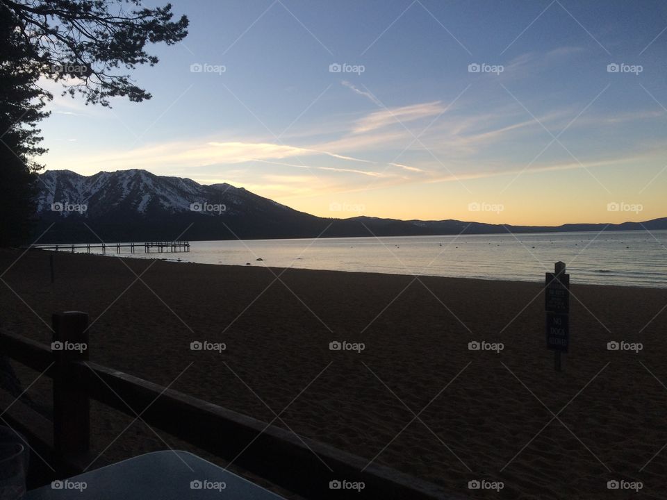 Scenic view of beach