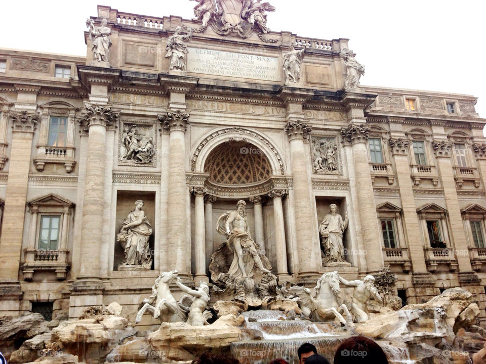 italy roma waterfall sky by arman