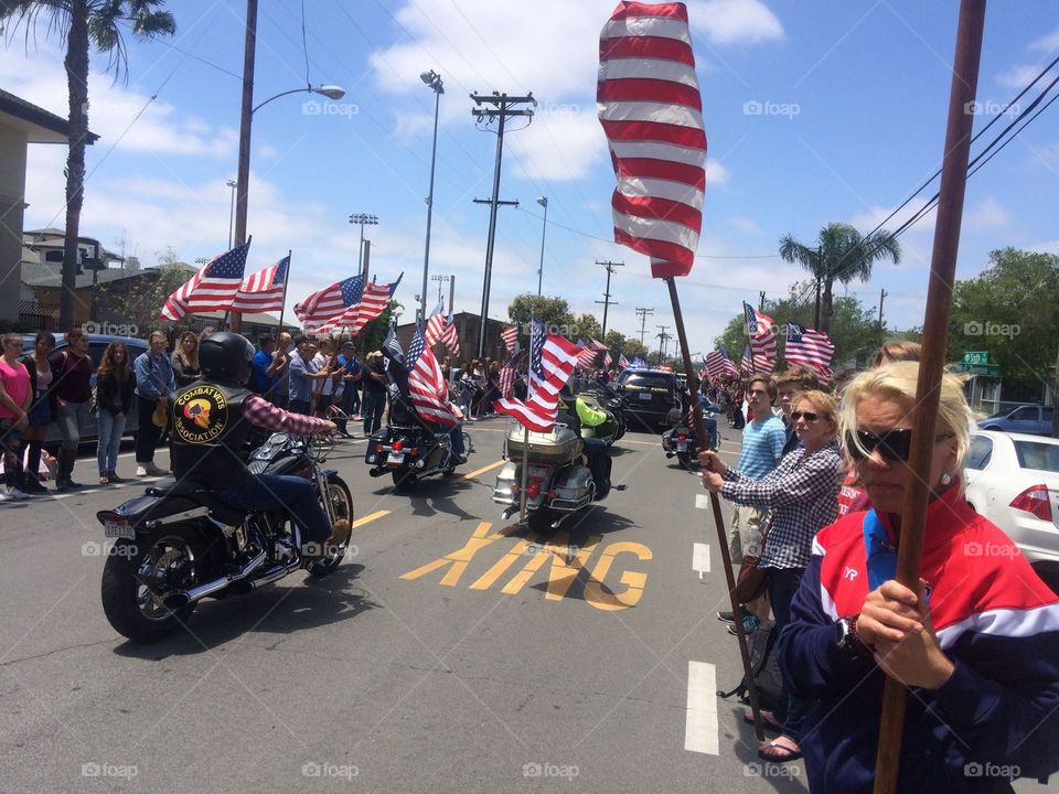 Funeral procession for navy seal killed in combat 