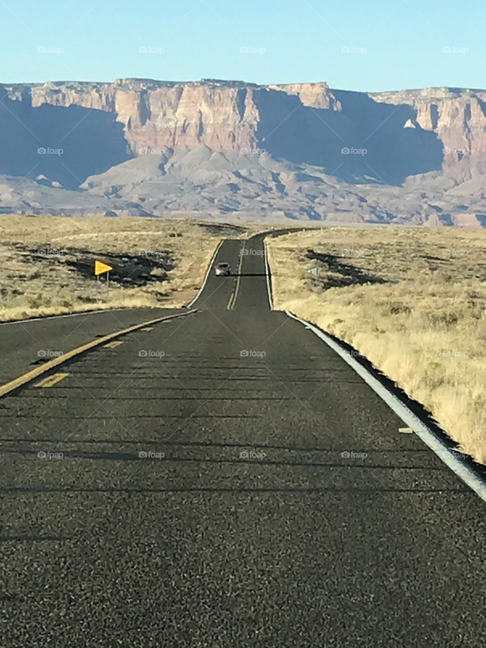 Road Route 66 usa at daylight