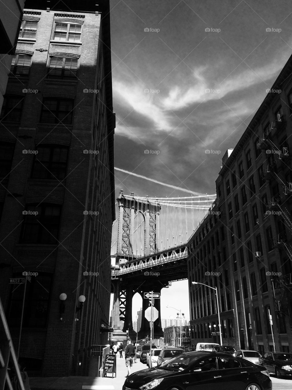 DUMBO. Down Under the Manhattan Bridge Overpass  