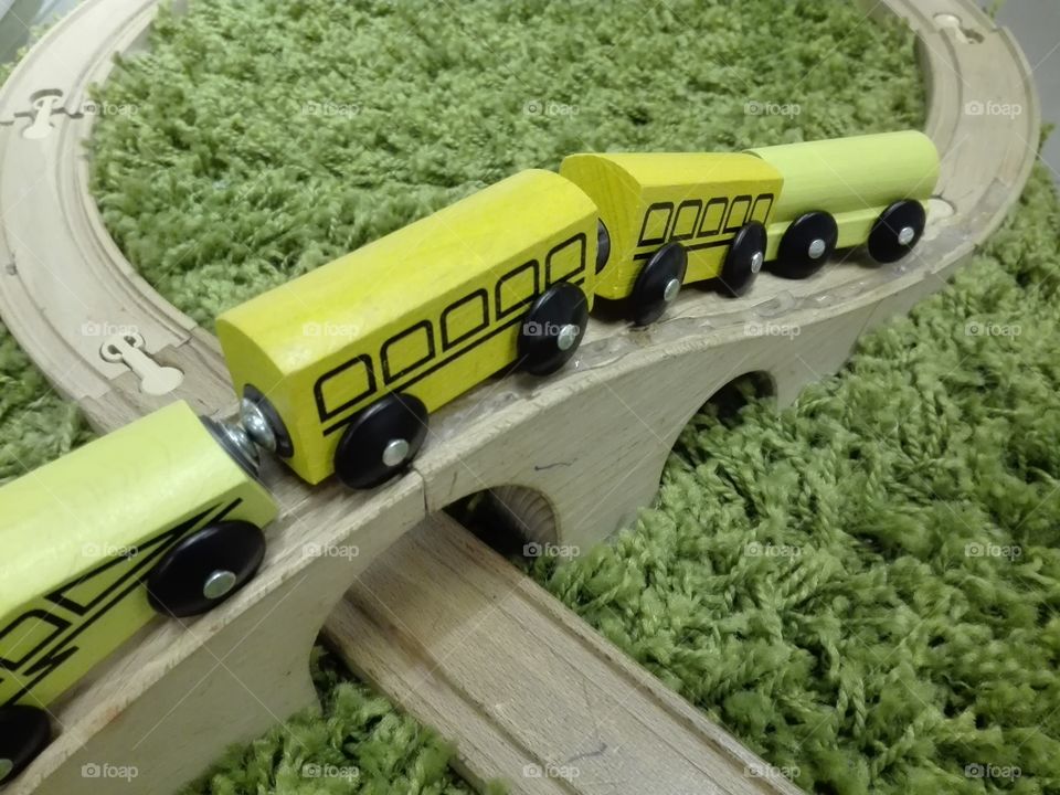 Toy train for children