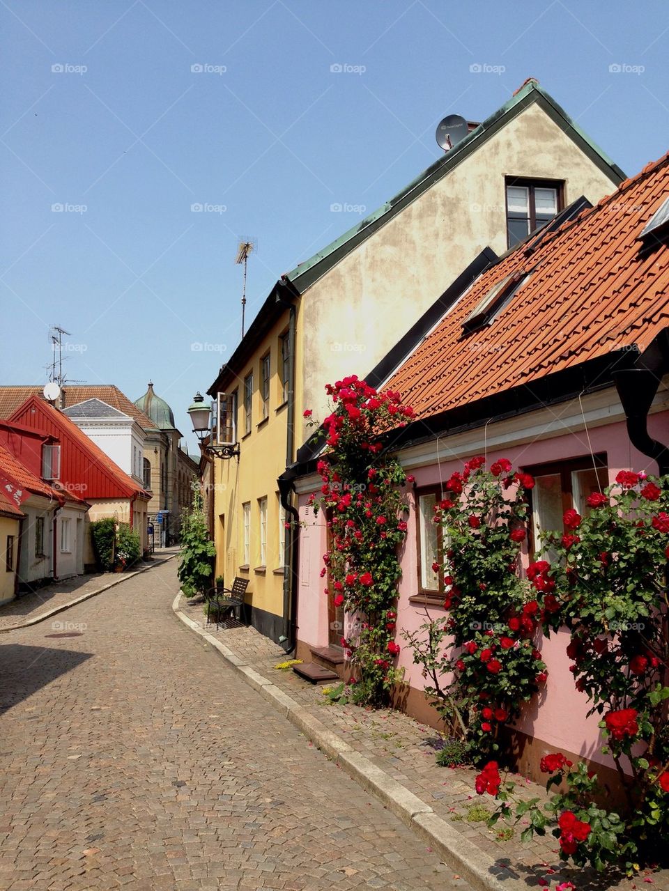 Street in Ystad.