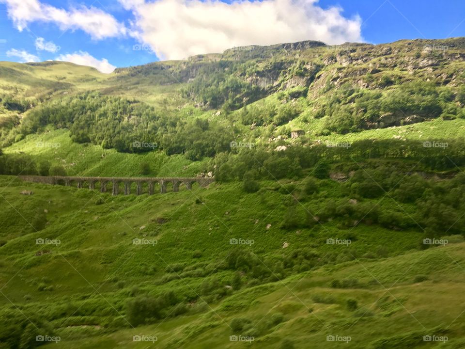 Scottish Highlands Train from Harry Potter