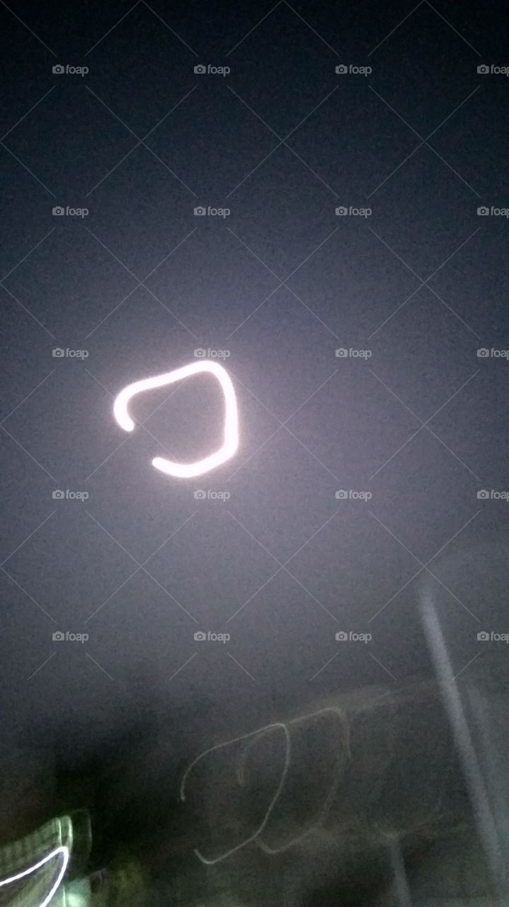 This Is Real Moon In The Sky Cemera is Shaking Looks Nice Good