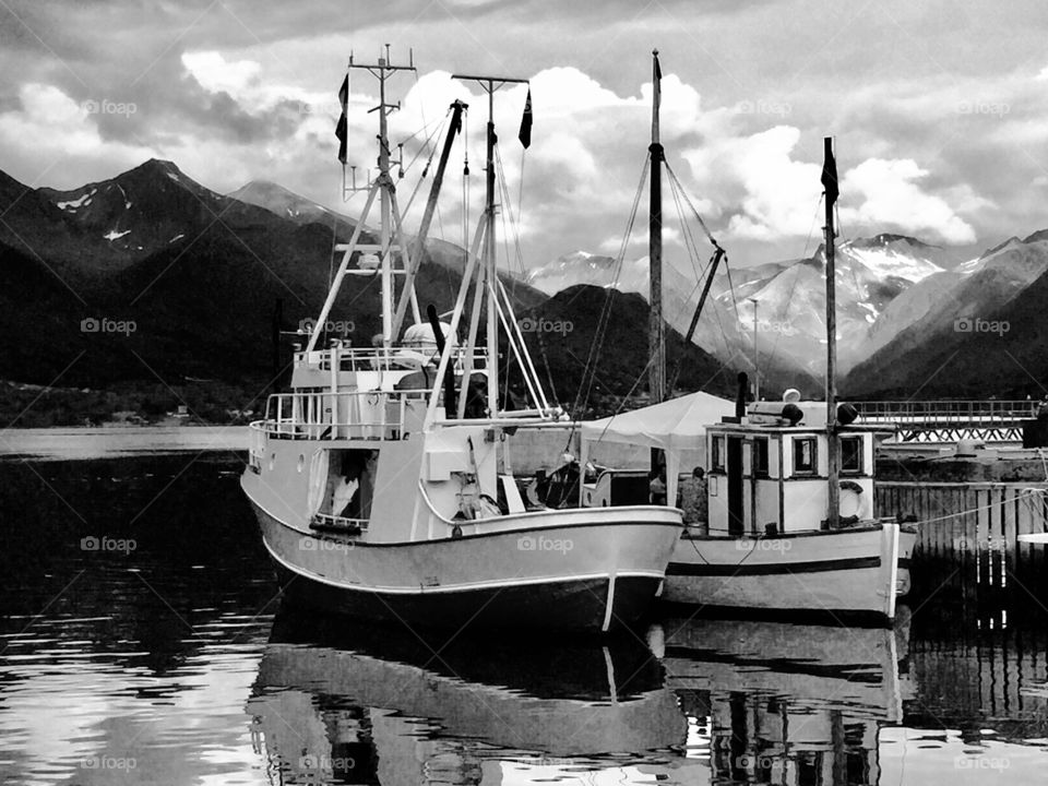 A fishing boat on one of Norway’s many magnificent fjords.