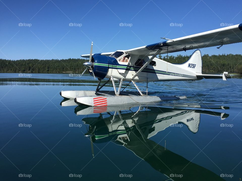 Isle Royale Seaplane Reflection 