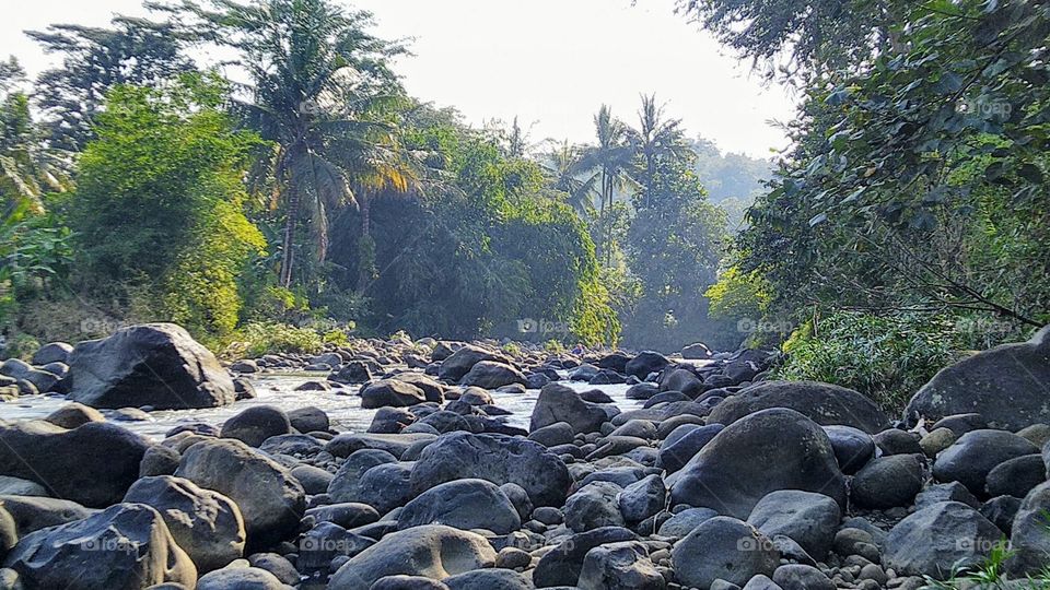 View of the surrounding river