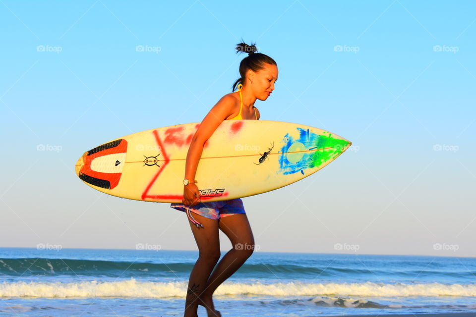 surf in summer