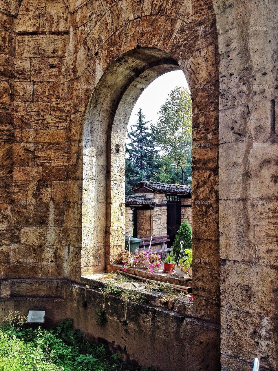 Arch with a view