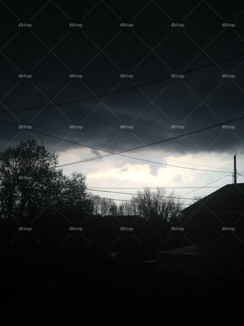 Storm clouds. Traer Iowa. 