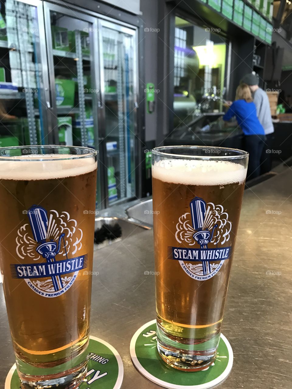 Beer at steam whistle 