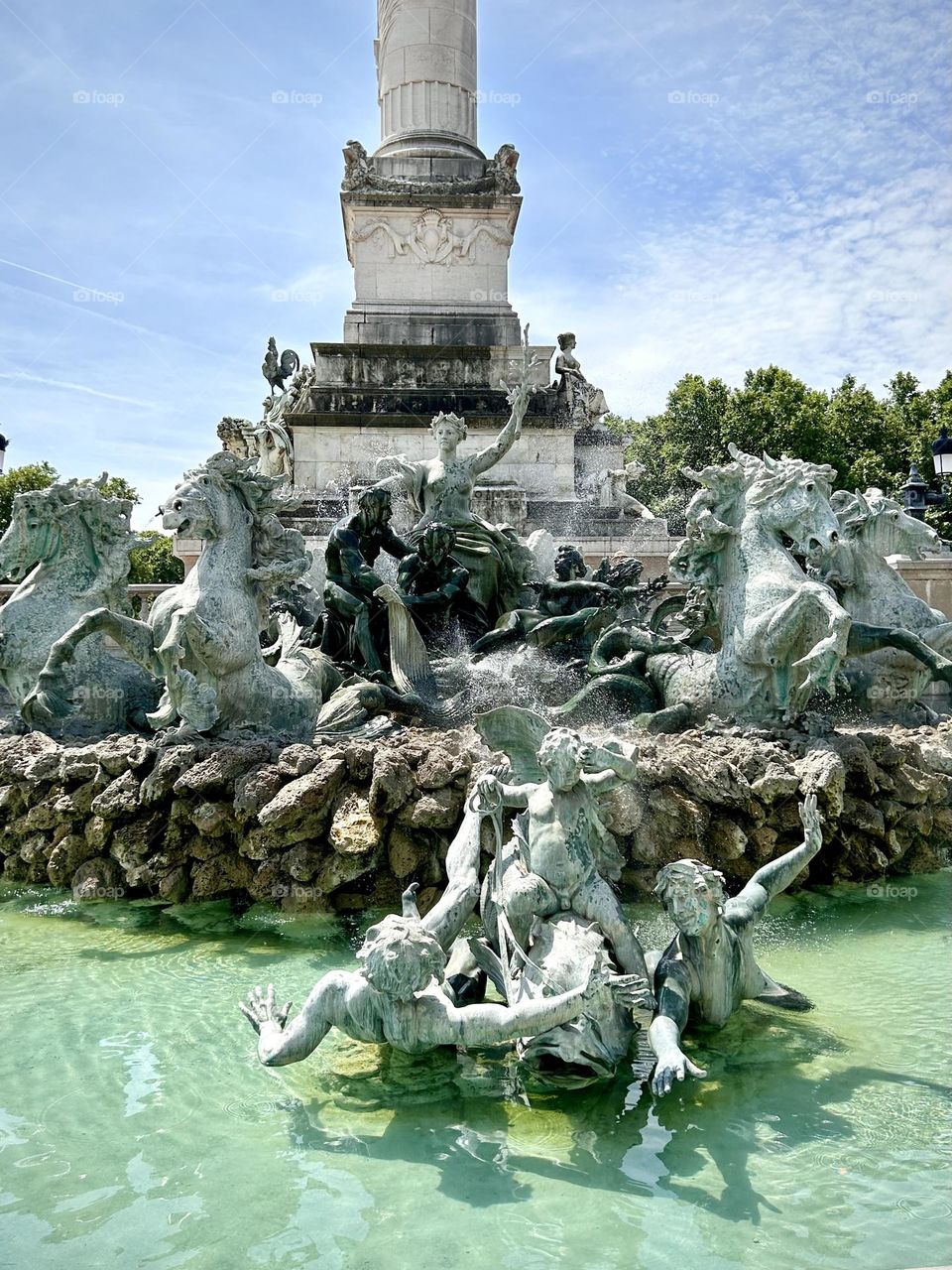 Colonne des Girondins , Bordeaux Juin 2023 . 