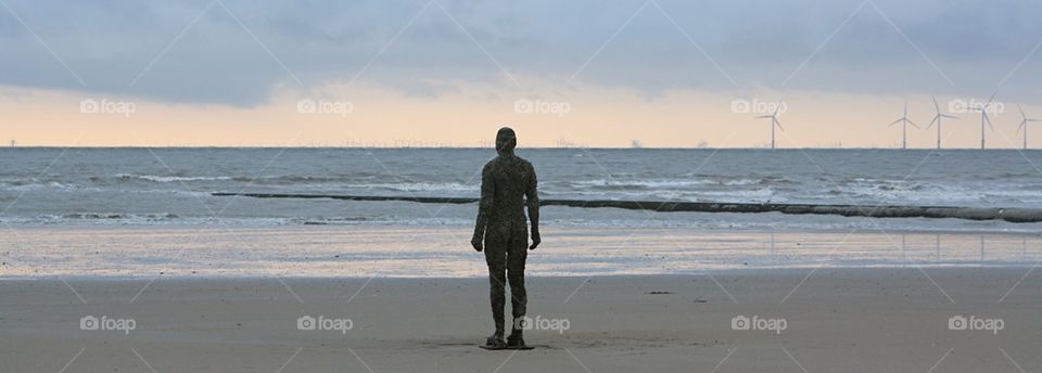Gormley installation