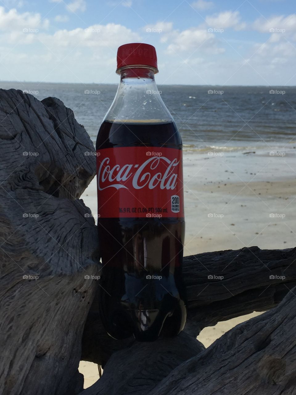 Coca-Cola at the beach