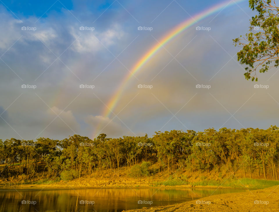 Rainbow at Lake Awoonga Qld