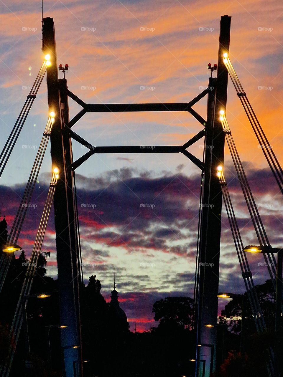 magenta clouds