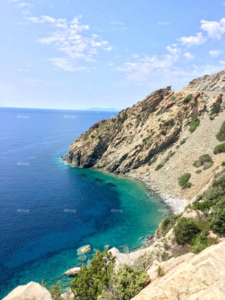 Elba view on west side