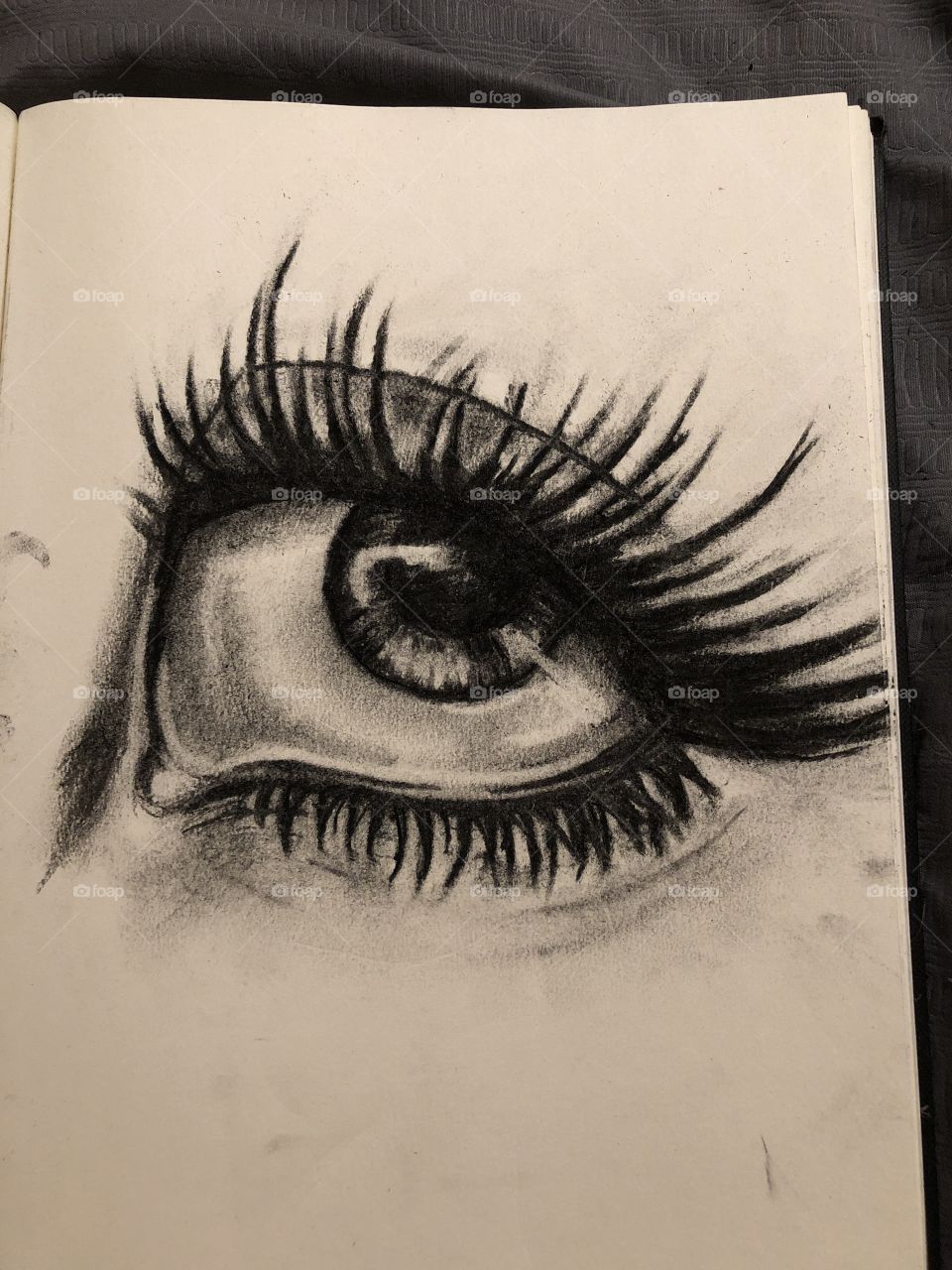 Charcoal sketch realism 