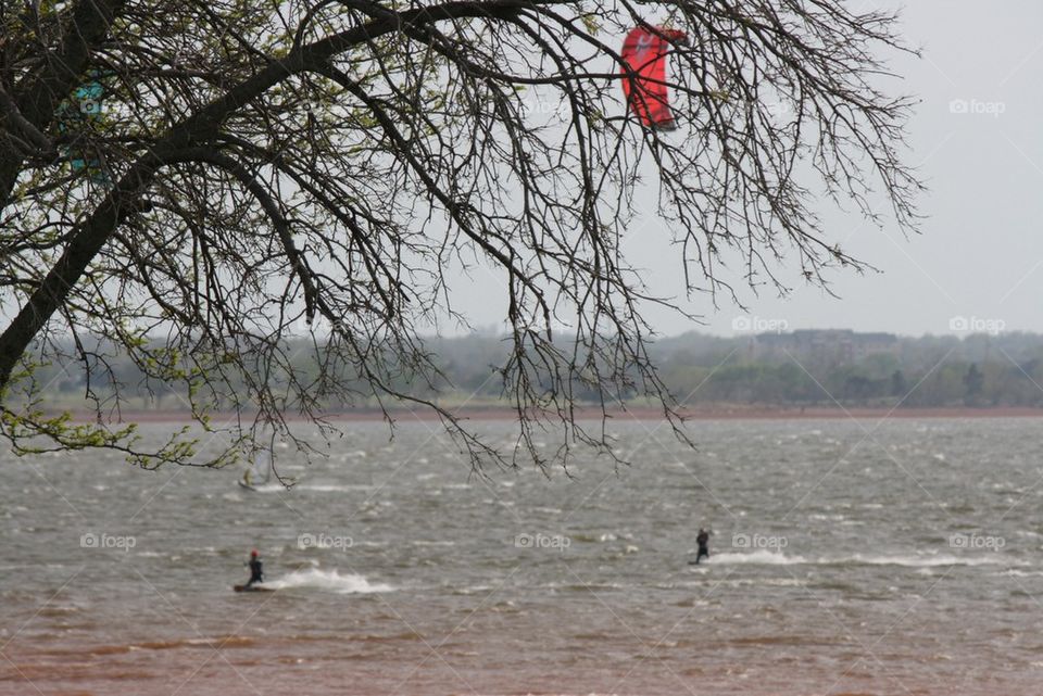 Two Parasailing 