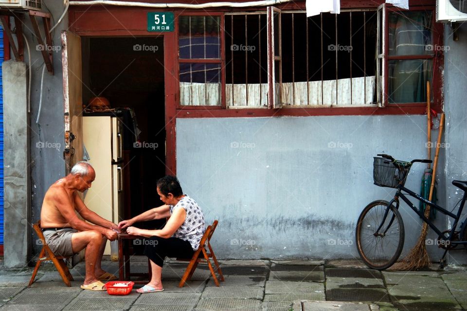 Couple Playing a Game