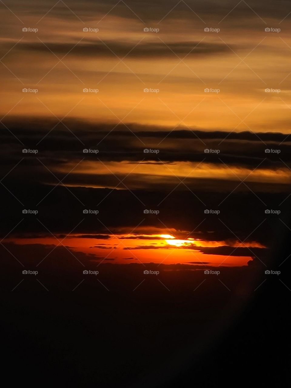 Sunset Victoria Lake, Africa