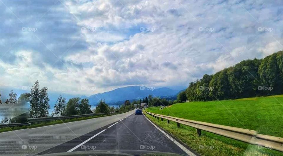 Road leading to nature