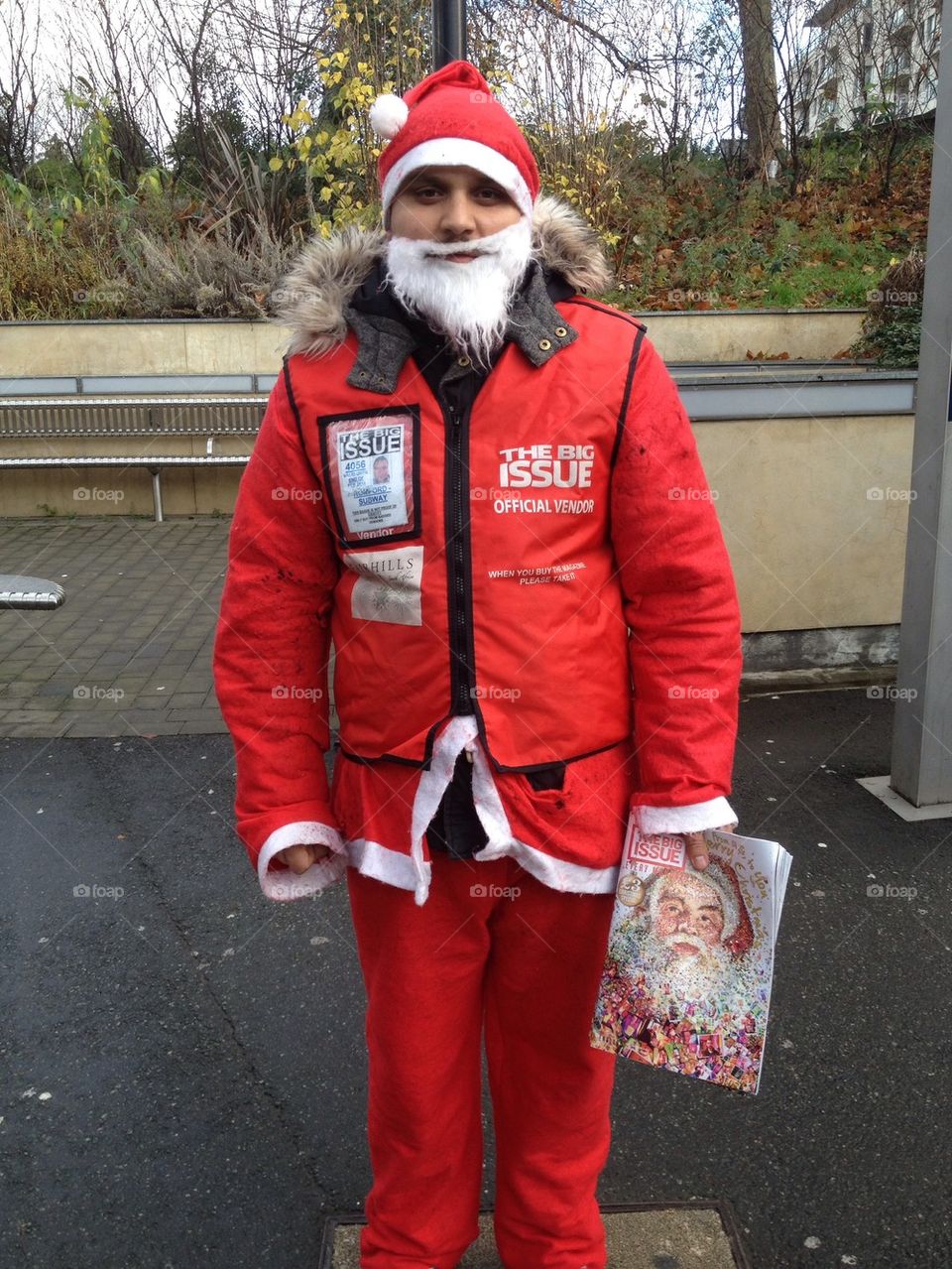 Big issue vendor