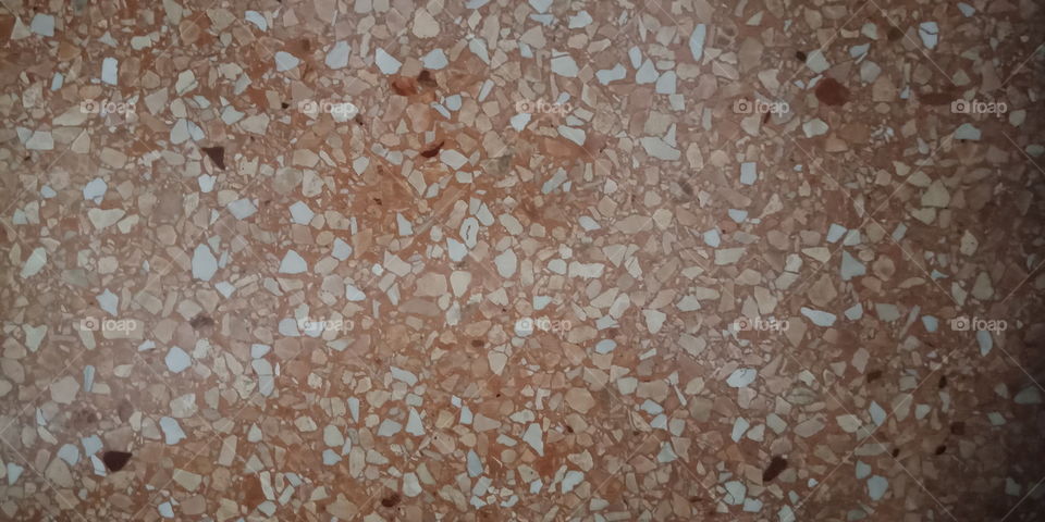Chinese orange polished stone floor