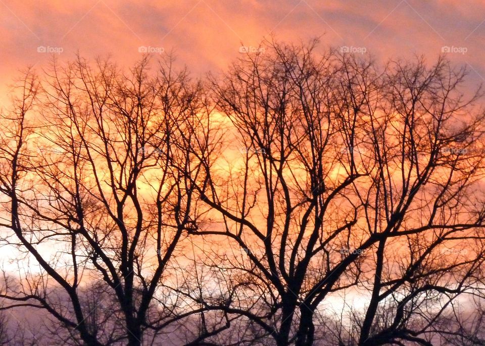 sunset in Tchek republic