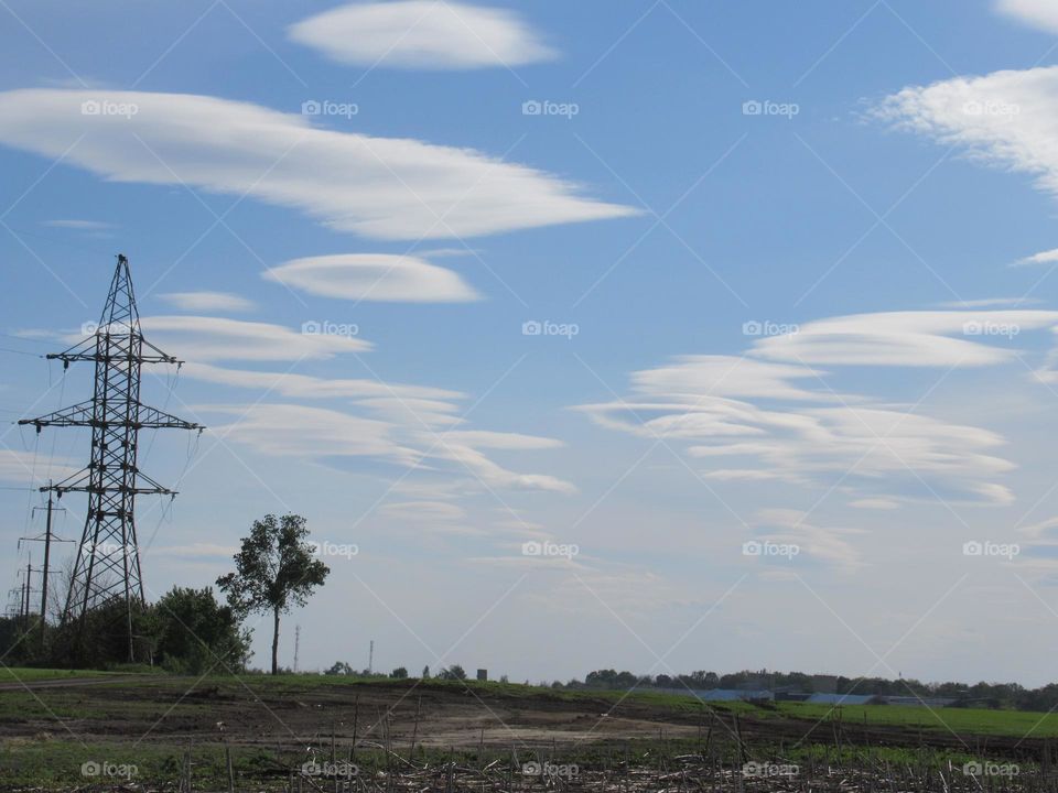clouds in the sky, spring, May, rain soon, spring sun