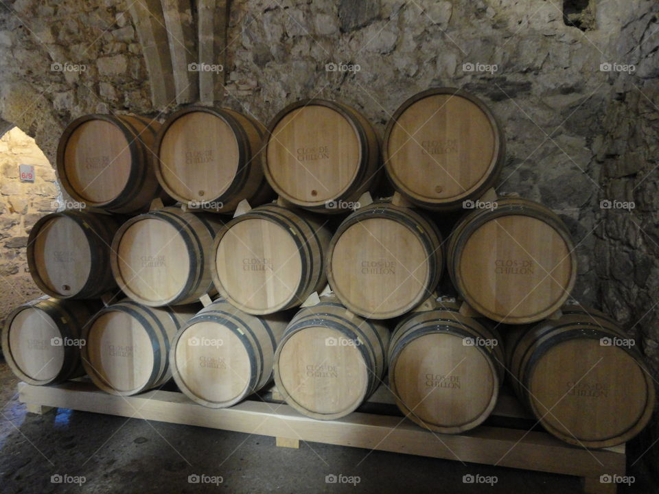 Wine barrels